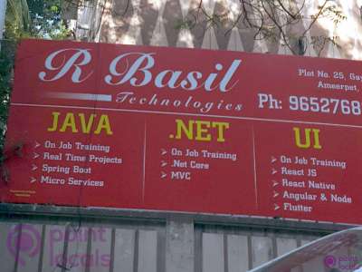 R Basil Technologies Software Training Institution in Hyderabad